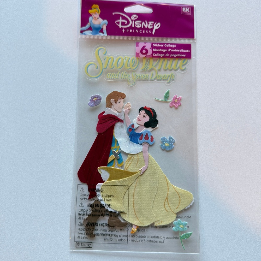 Disney Princess Snow White & Prince Charming Sticker Collage EK Success DJBCM17